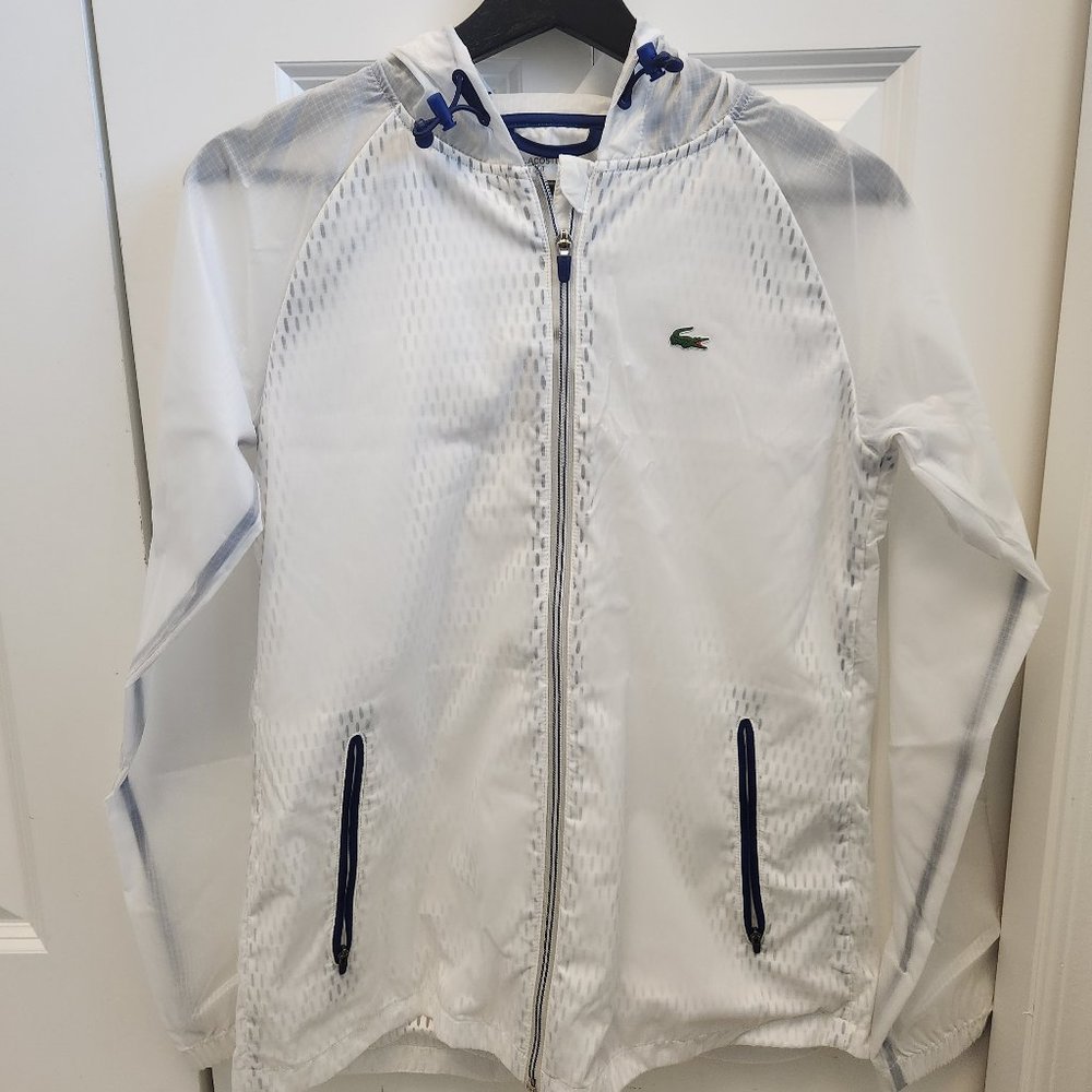 Lacoste Women's Transparent Taffetas Hoodie Jacket